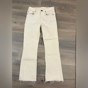 Women's Rag and Bone Cream Jeans